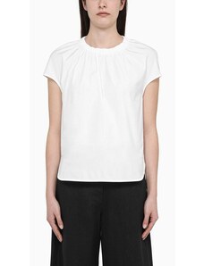 'S Max Mara T-shirt girocollo bianca in cotone