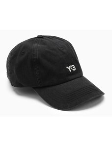 adidas Y-3 Cappello da baseball nero con logo