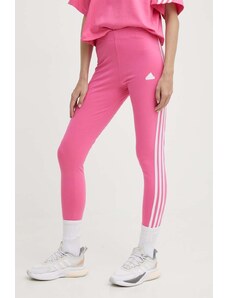 adidas leggings donna colore rosa con applicazione IS3623