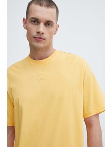 adidas t-shirt in cotone uomo colore giallo IR9114