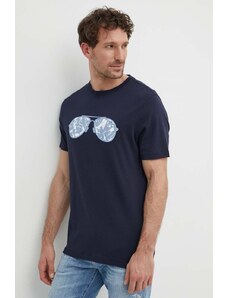 Michael Kors t-shirt in cotone uomo colore blu navy