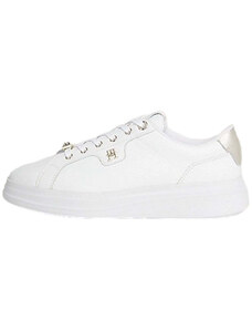 Tommy Hilfiger sneakers bianche oro FW0FW07780
