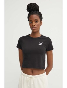 Puma t-shirt Iconic T7 donna colore nero 625598