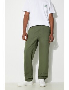 Engineered Garments pantaloni in cotone Fatigue Pant colore verde OR299.CT010