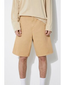 Carhartt WIP pantaloncini in cotone Single Knee Short colore beige I031504.1YHGD