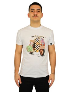 T-shirt maniche corte Uomo TAKE TWO UKE6710 Cotone Bianco -