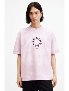 AllSaints t-shirt in cotone TIERRA TD SS CREW uomo colore rosa M016PA