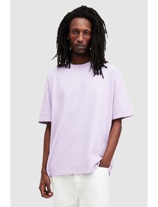 AllSaints t-shirt in cotone ACCESS SS CREW uomo colore rosa M038PA