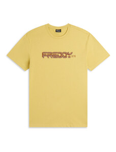 Freddy T-shirt in cotone con logo centrale