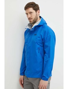 Helly Hansen giacca impermeabile Loke uomo colore blu