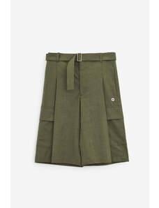 Etudes Shorts ENVOL in lana verde