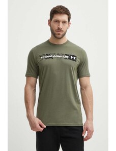 Under Armour t-shirt uomo colore verde