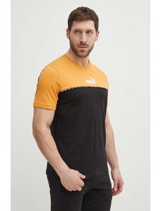 Puma t-shirt in cotone uomo colore marrone 624772