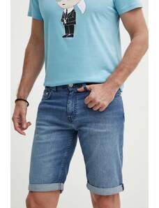 Karl Lagerfeld pantaloncini di jeans uomo colore blu