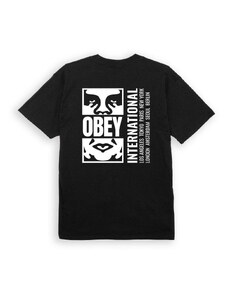 Obey Icon Split T-Shirt Nera,Nero | 165263693§BLAC