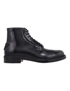 Prada Leather Lace-Up Boots