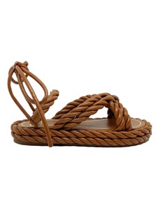 VALENTINO GARAVANI Valentino The Rope Leather Sandals