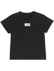 MM6 MAISON MARGIELA T-shirt nera logo numerico