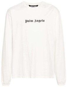 Palm Angels T-shirt bianca con logo