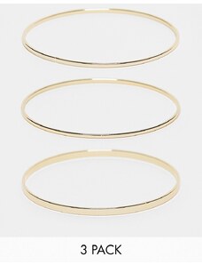 ALDO - Freladi - Confezione da 3 bracciali rigidi color oro