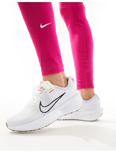 Nike Running - Interact Run - Sneakers bianche e nere-Bianco