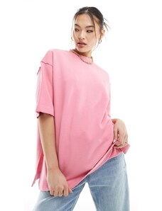 The Couture Club - T-shirt rosa slavato con stemma