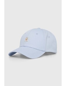 Tommy Hilfiger berretto da baseball in cotone colore blu