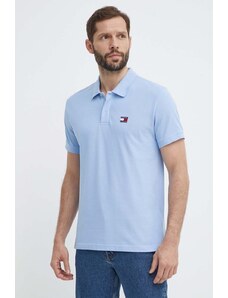 Tommy Jeans polo in cotone colore blu DM0DM18314