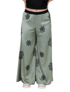 Pantaloni Donna ZAHJR 53539112 Tessuto sintetico Verde -
