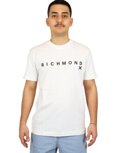 T-shirt maniche corte Uomo RICHMOND X UMP24004TS Cotone Bianco -