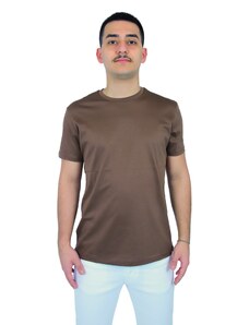 T-shirt maniche corte Uomo TAKE TWO UKE6100 Cotone Marrone -