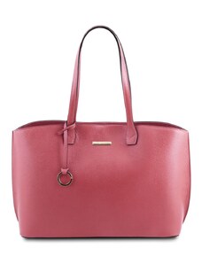 Tuscany Leather TL141828 TL Bag - Borsa shopping in pelle Rosa