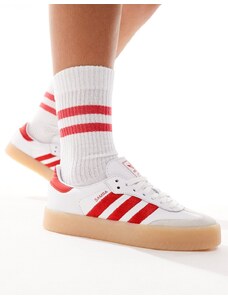 adidas Originals - Sambae - Sneakers bianche e rosse-Multicolore
