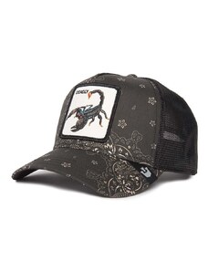Goorin Bros cappello con visiera in misto lino Diamonds and Pearls colore nero 101-1143