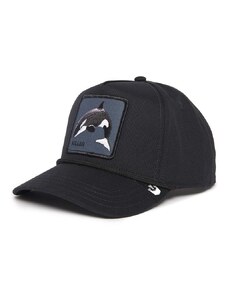 Goorin Bros berretto da baseball in cotone Killer Whale colore nero con applicazione 101-1107