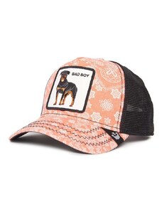 Goorin Bros cappello con visiera in misto lino Lovesexy colore rosa 101-0948