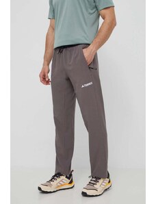 adidas TERREX pantaloni da esterno Liteflex colore grigio IQ3511
