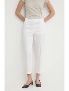 Sisley pantaloni donna colore bianco