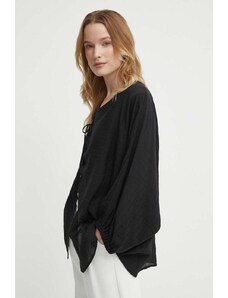 Sisley camicia donna colore nero