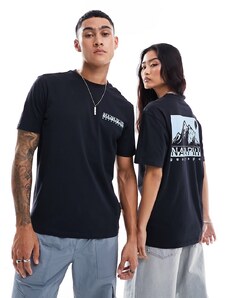 Napapijri - Nalu - T-shirt nera-Nero