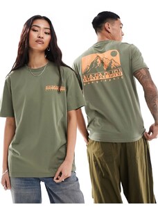 Napapijri - Nalu - T-shirt verde scuro