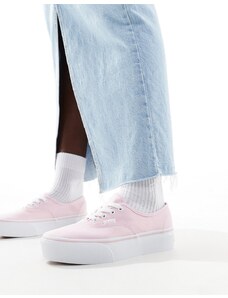Vans Authentic - Sneakers rosa chiaro con plateau
