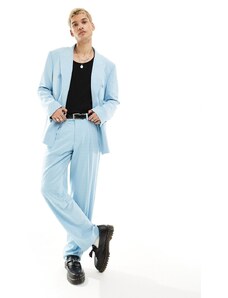 Viggo - Zidan - Pantaloni da abito celeste chiaro con stampa-Blu