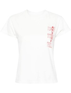 MM6 MAISON MARGIELA T-shirt bianca logo numerico