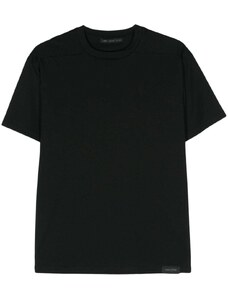 LOW BRAND T-shirt nera etichetta logo frontale