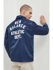 New Balance giacca uomo colore blu navy MJ41553NNY