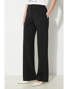 JW Anderson pantaloni in lana Front Pocket Straight Trousers colore nero TR0332.PG1321.999