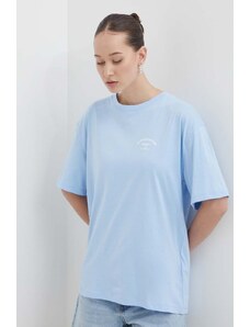 Roxy t-shirt in cotone Essential Energy donna colore blu ERJKT04130