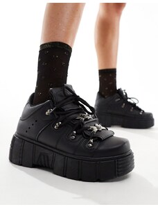 Koi Footwear Koi - Rimo - Sneakers nere con plateau-Nero