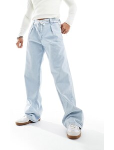 Calvin Klein Jeans - Jeans ampi anni '90 con pieghe lavaggio chiaro-Blu